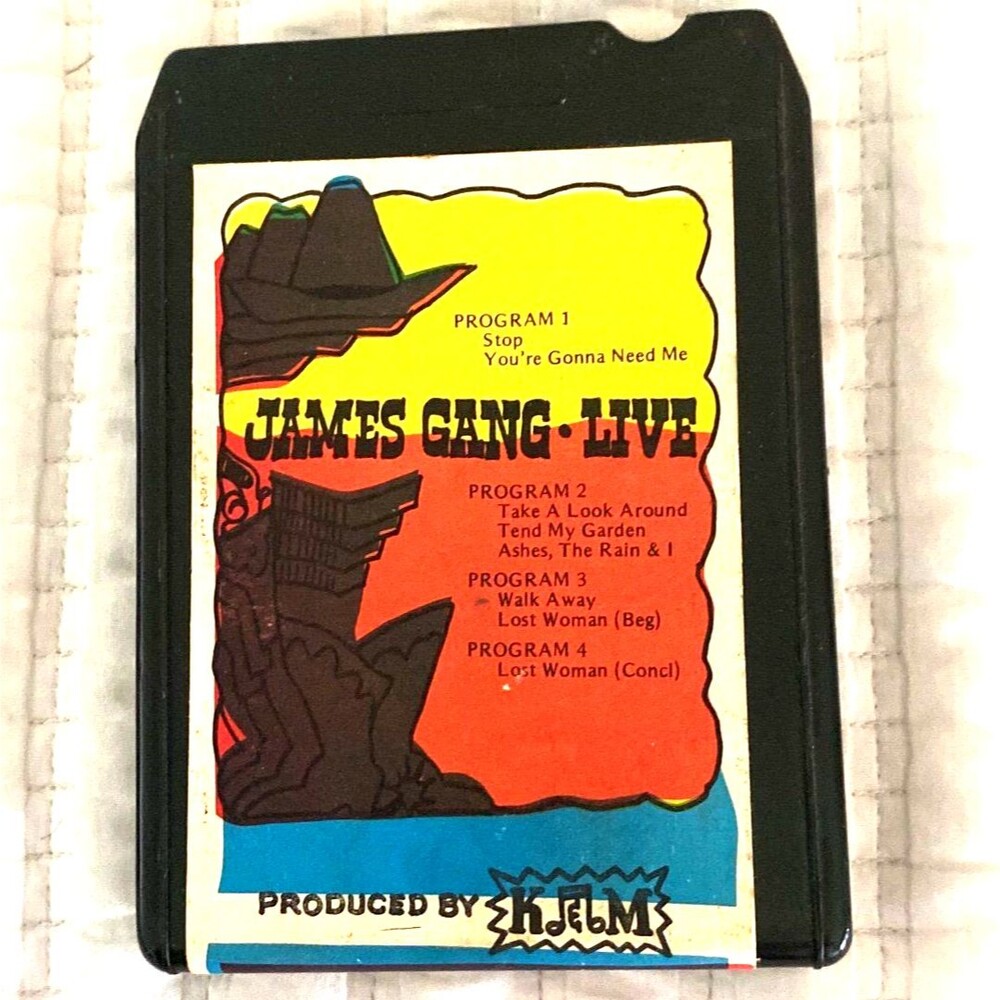 James Gang Live 8 Track Tape